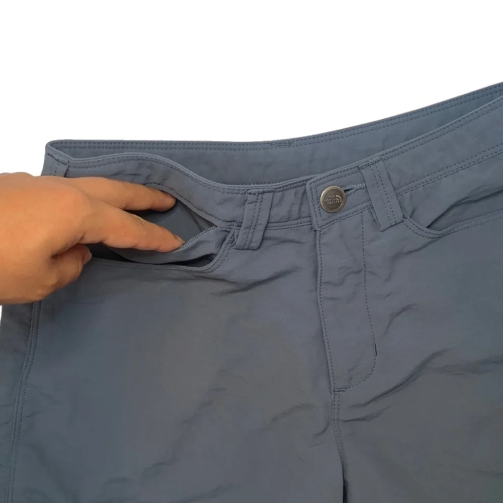 The North Face TNF Girls Quick Dry Hiking Shorts, Gray size 10